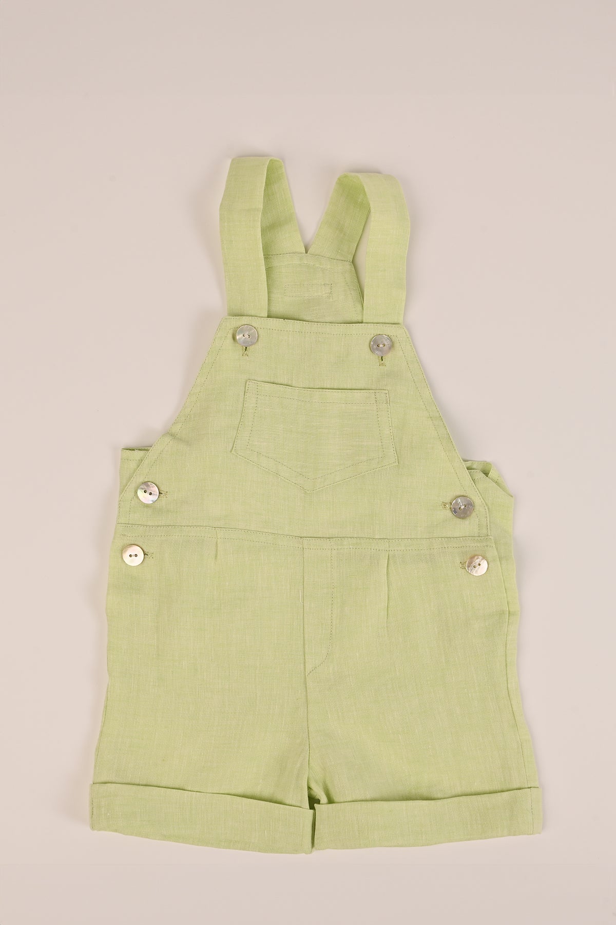 Salopette Lino verde DIVINI