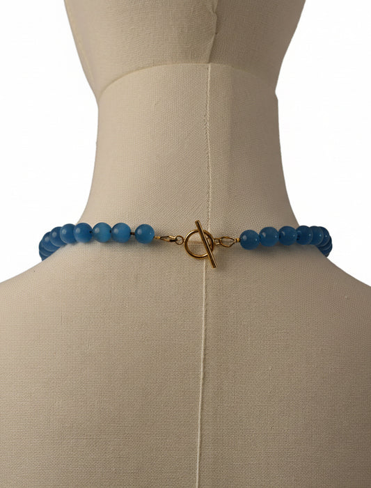 Collana in pietra e ceramica