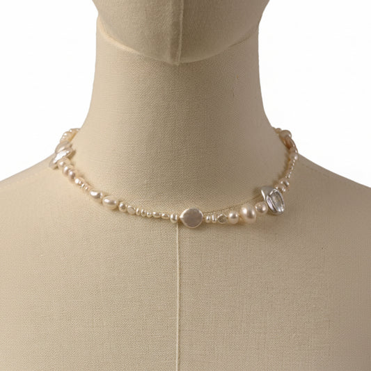 Collana girocollo Mix Perle