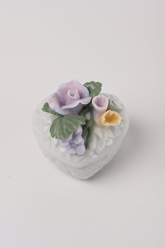 Portagioie cuore porcellana Teresa Cercava