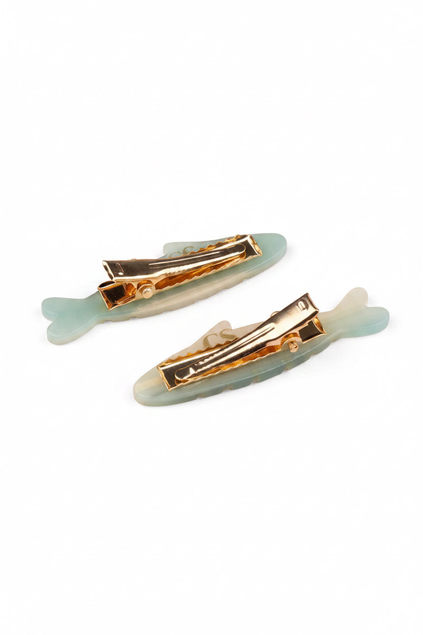 Sardines hair clip set