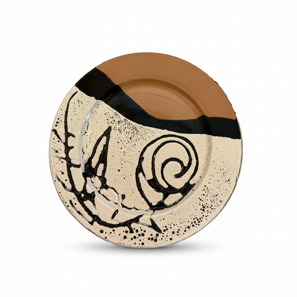 Piatto in ceramica - Disegni Assortiti