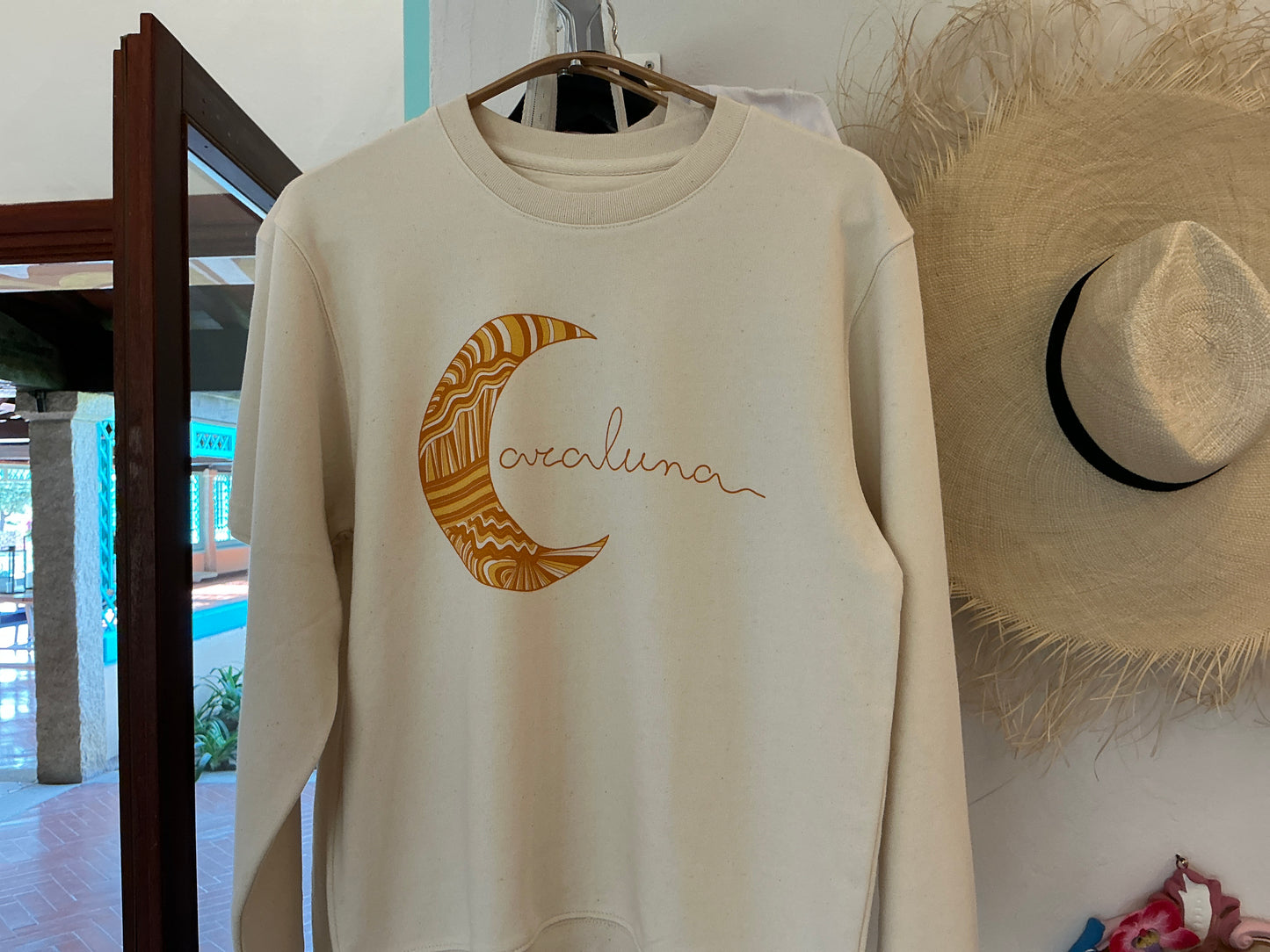 Felpa in cotone organico Caraluna