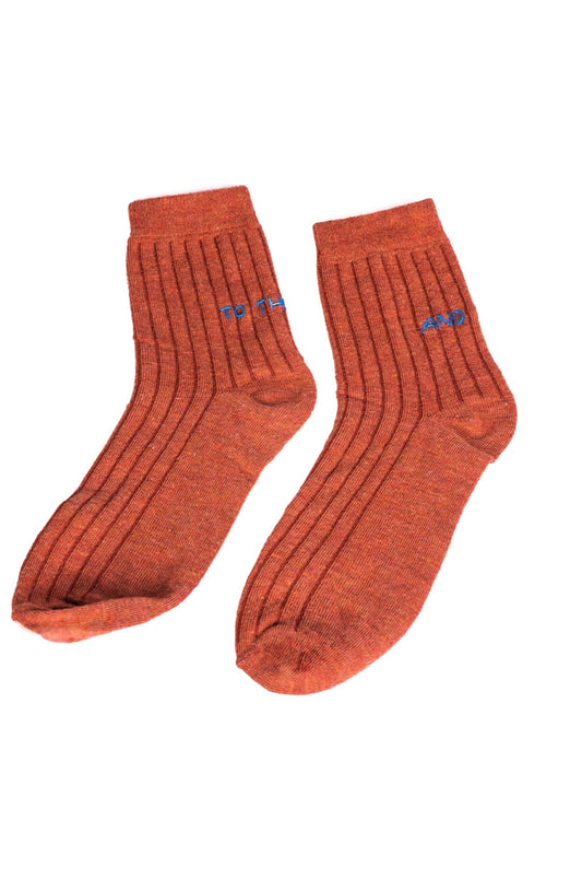 Calzini cotone ricamati Caraluna