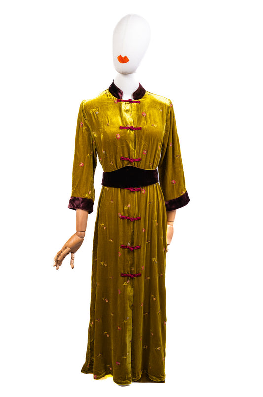 Embroidery silk Filippa velvet