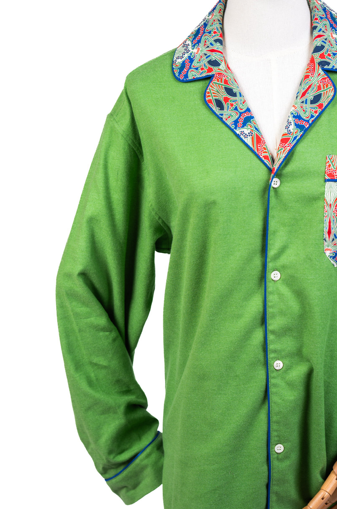Green flannel pajamas