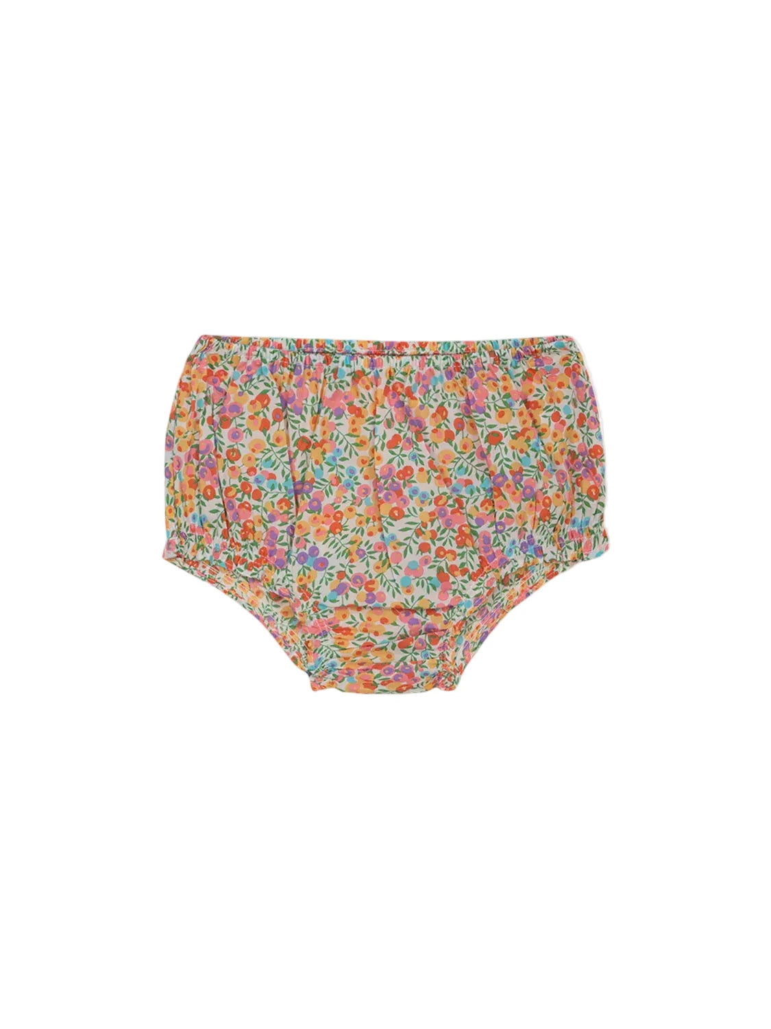 Diaper cover flowers RED FISH
