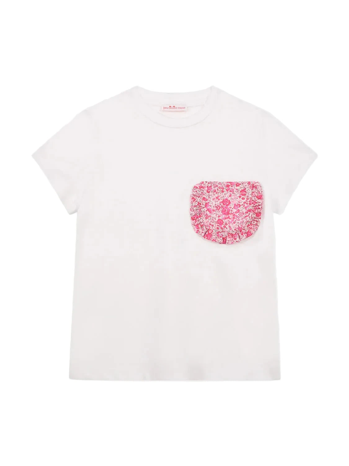 T-shirt for girls pocket RED FISH