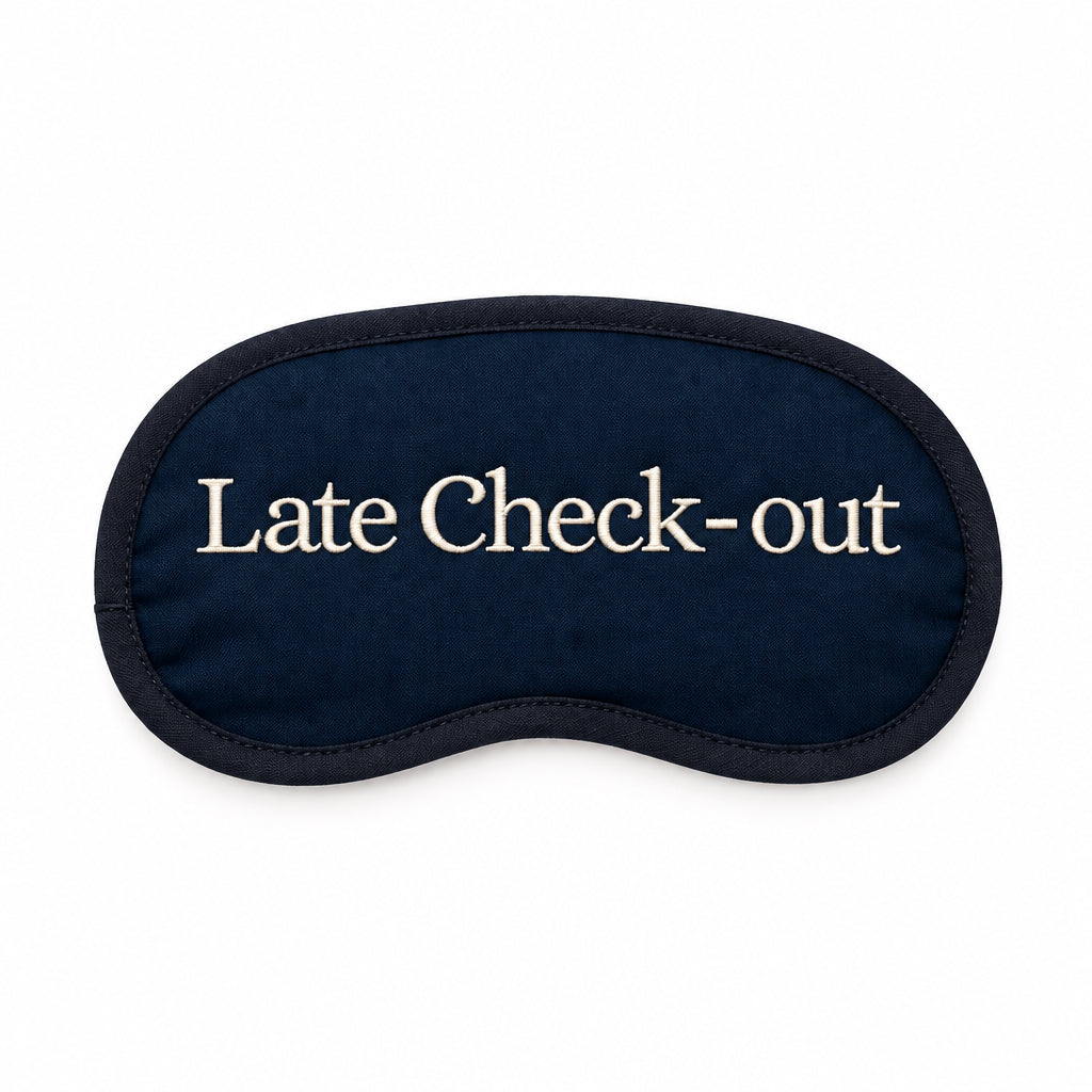 Mascherina da notte Late Check-out