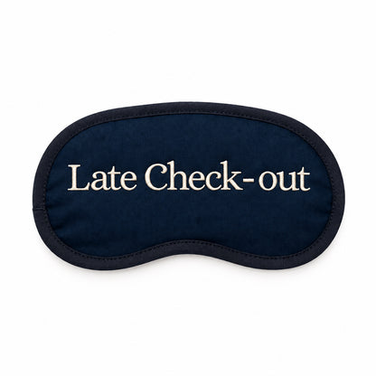 Mascherina da notte Late Check-out