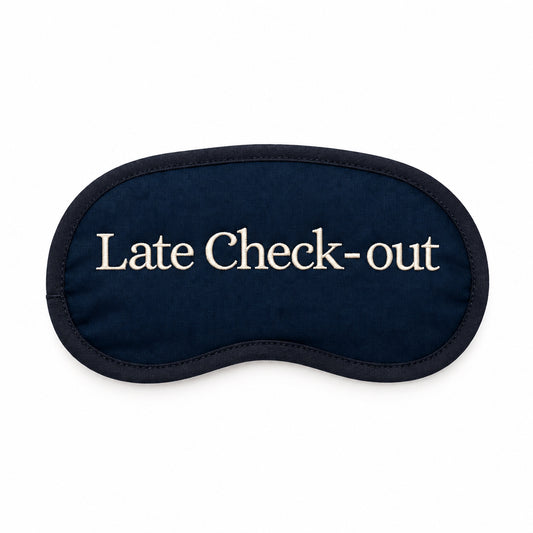 Mascherina da notte Late Check-out