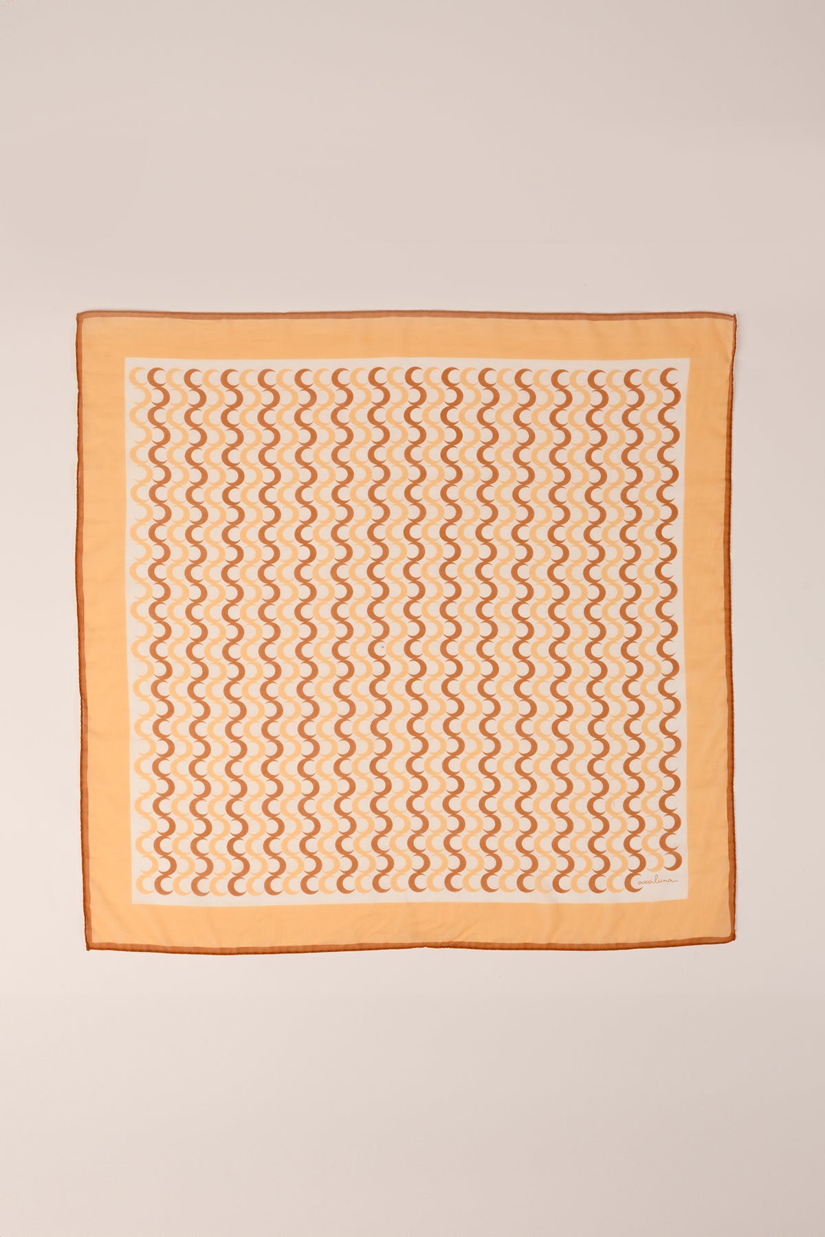 Bandana in voile di cotone stampato Caraluna