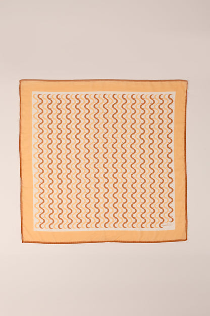 Bandana in voile di cotone stampato Caraluna