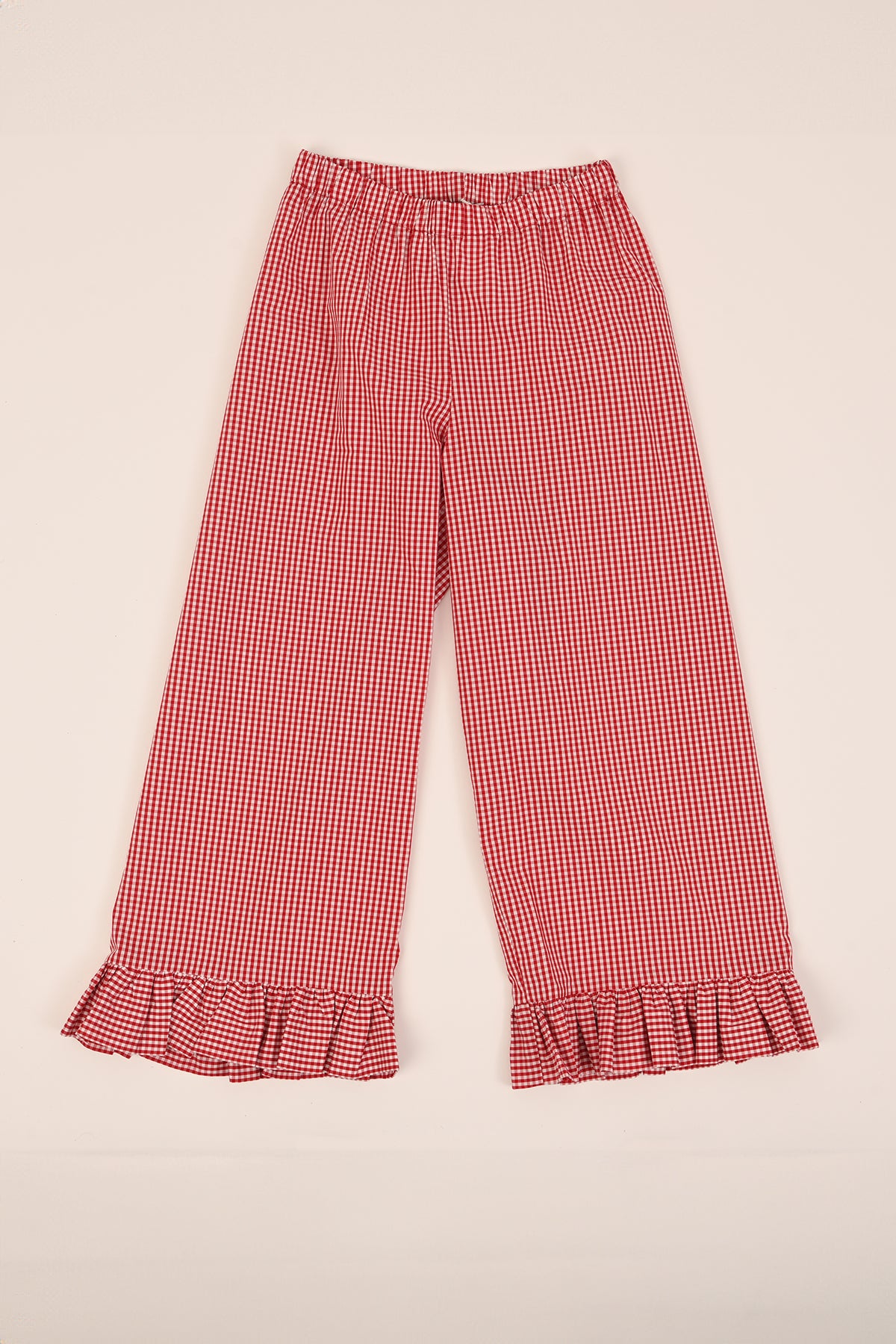 Pantalone rouches vichy BE SISTERS