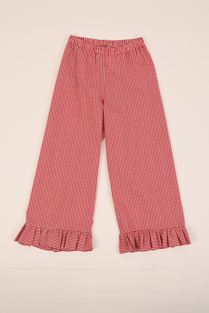 Pantalone rouches vichy BE SISTERS