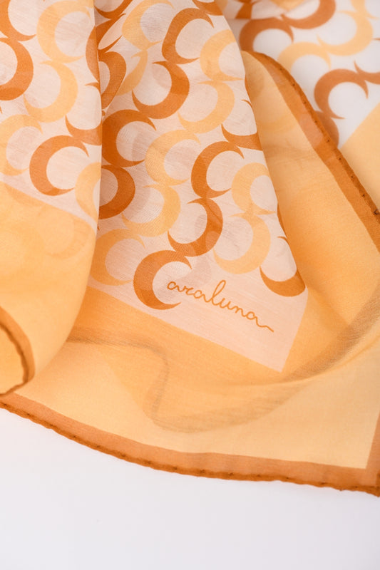 Pareo in voila di cotone stampato Caraluna