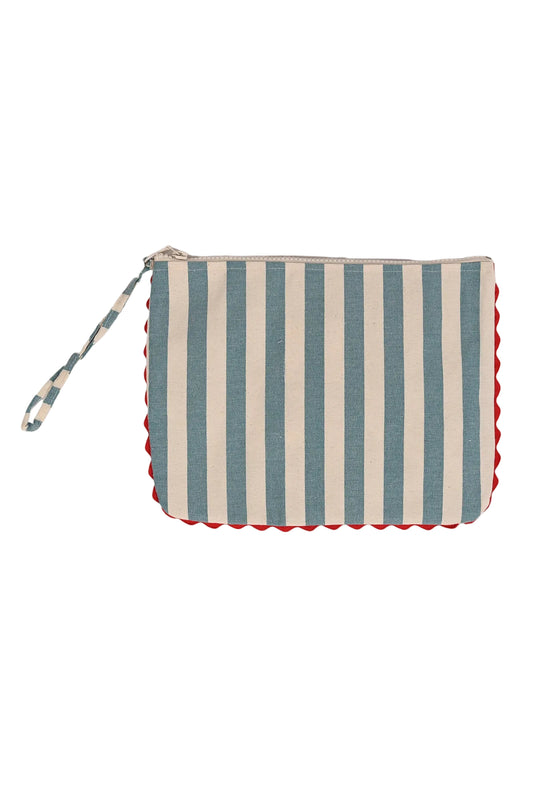 Fabric clutch bag
