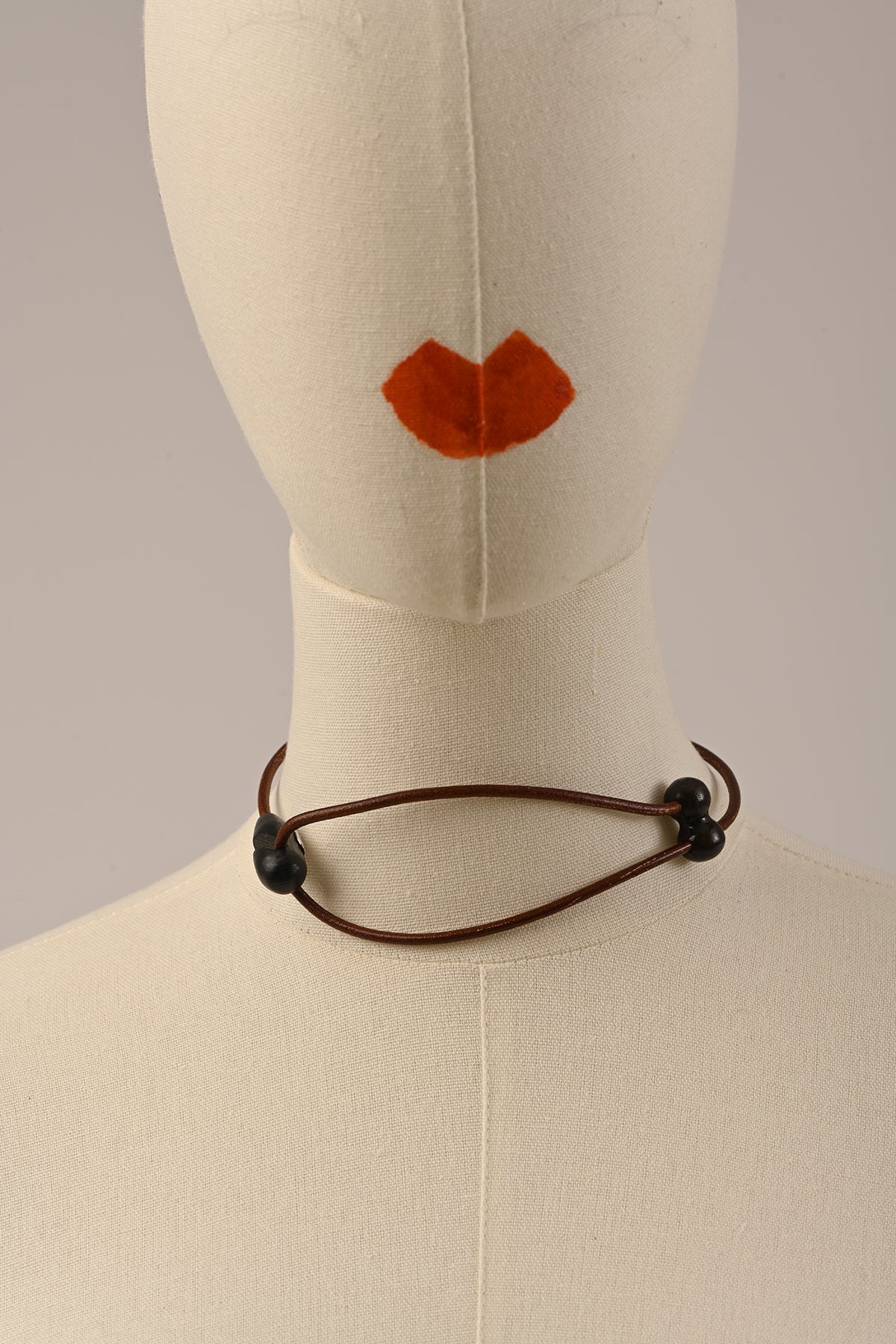 Chocker gancio Legno e Cuoio PANTANELLA