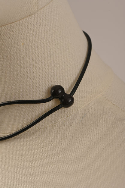 Chocker gancio Legno e Cuoio PANTANELLA