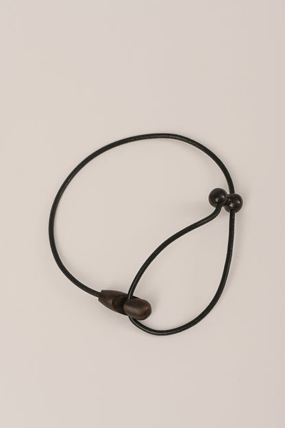 Chocker gancio Legno e Cuoio PANTANELLA