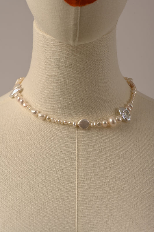 Collana girocollo  Mix Perle Collanine Colorate