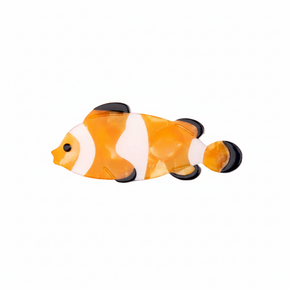 Clownfish hair clip