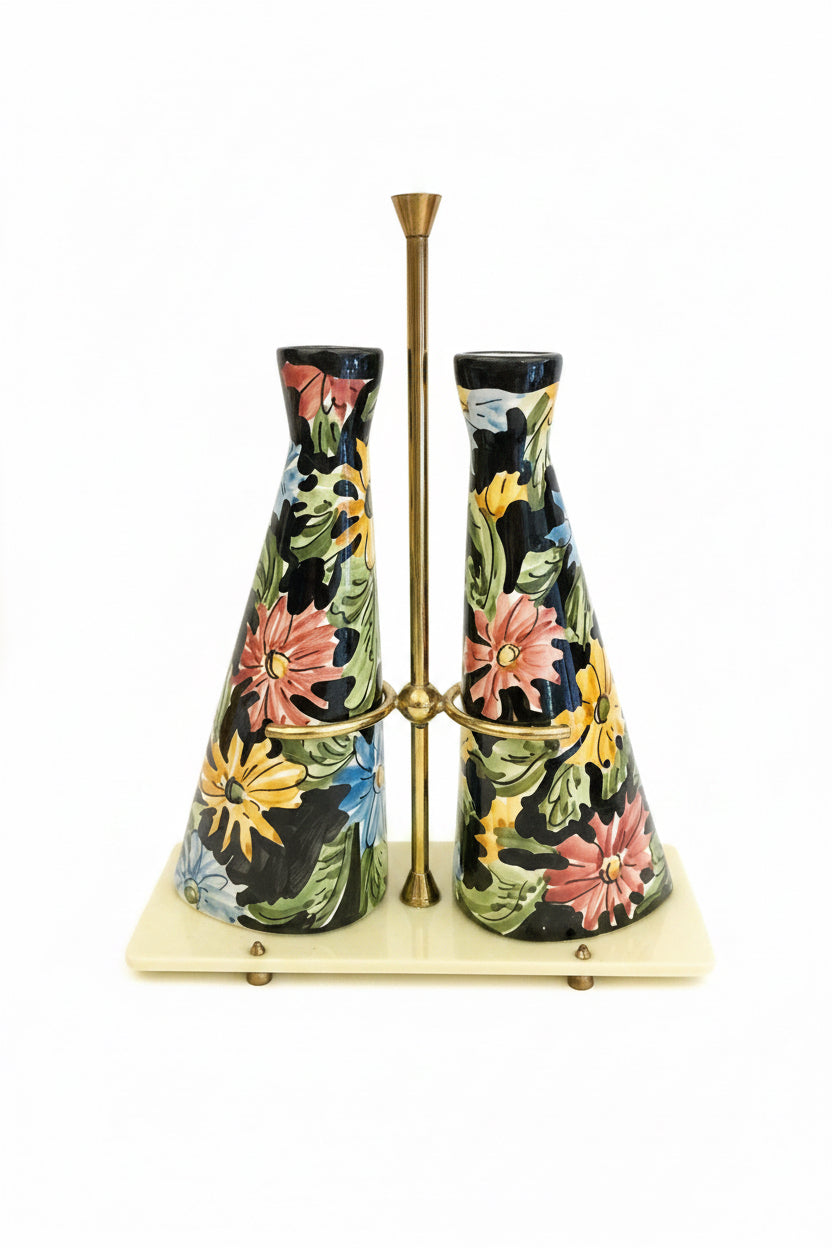 Oliere ceramica con sostegno