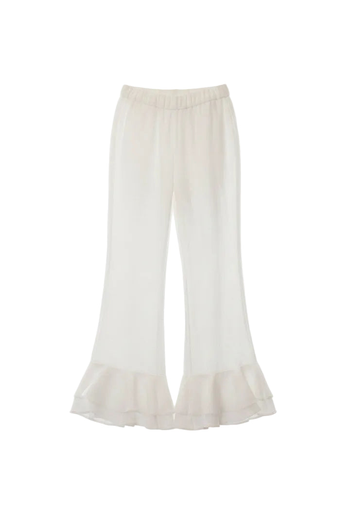 Pantaloni in lino con bandana