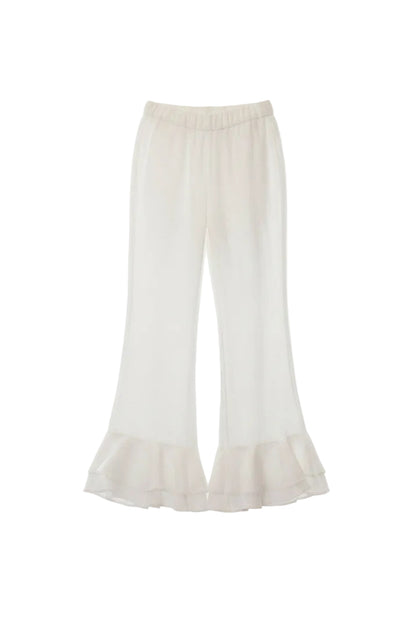 Pantaloni in lino con bandana