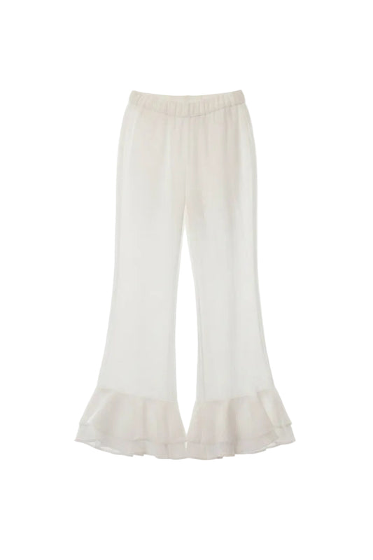 Pantaloni in lino con bandana