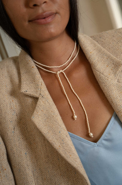 Fiocco perlato COLLANINE COLORATE