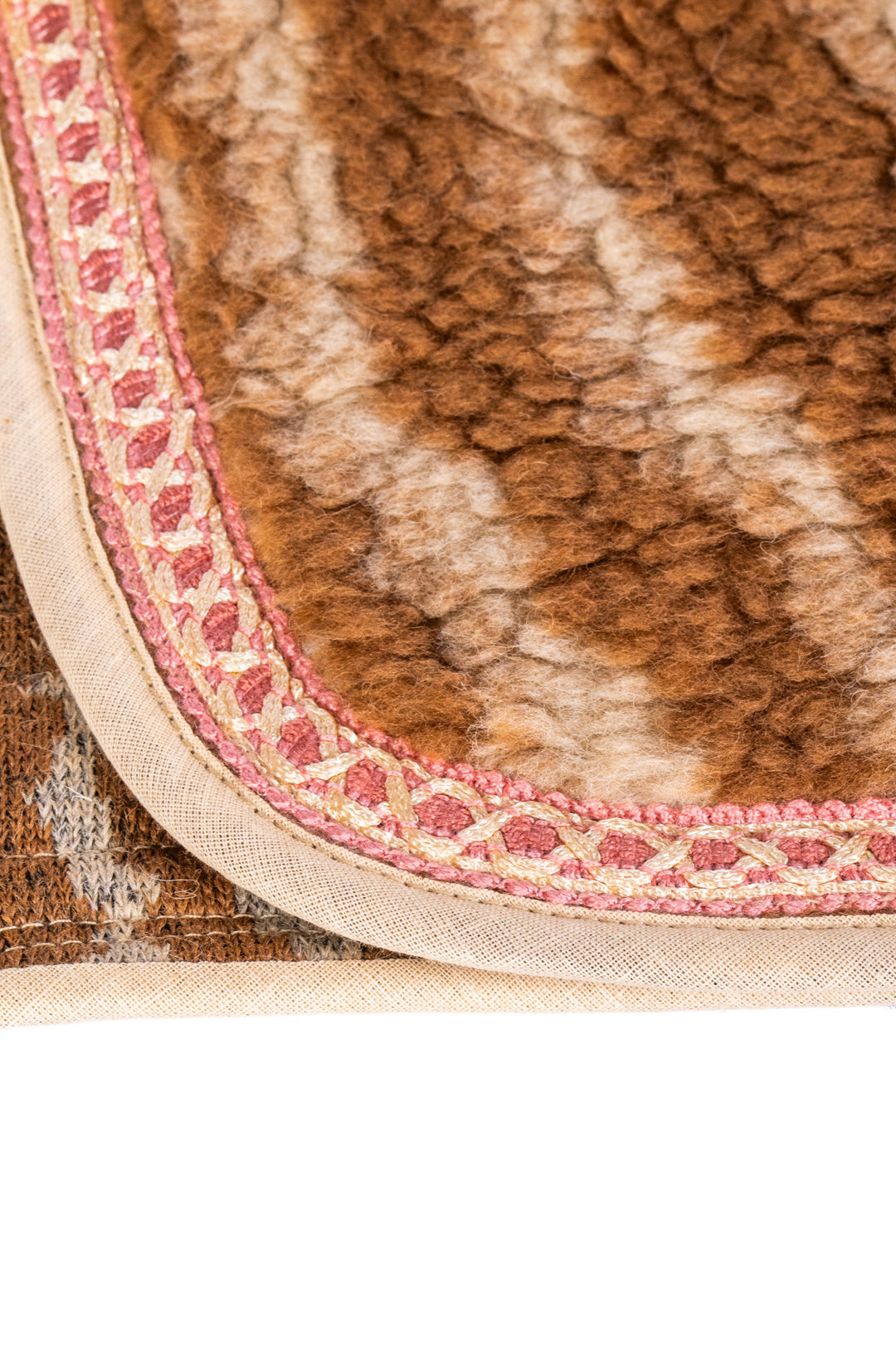 Baby Juno wool vest with trim LE TRE SARTE