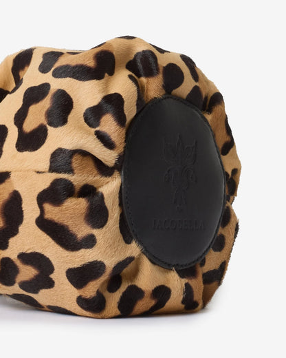 Nirmala Bucket Leopard Pony Hair IACOBELLA