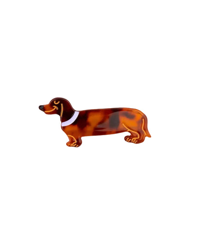 Dachshund hair clip