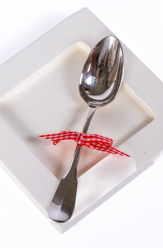 Cucchiaino con incisione “Late Check-Out”