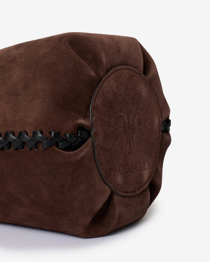 Nirmala Bucket Brown Suede IACOBELLA