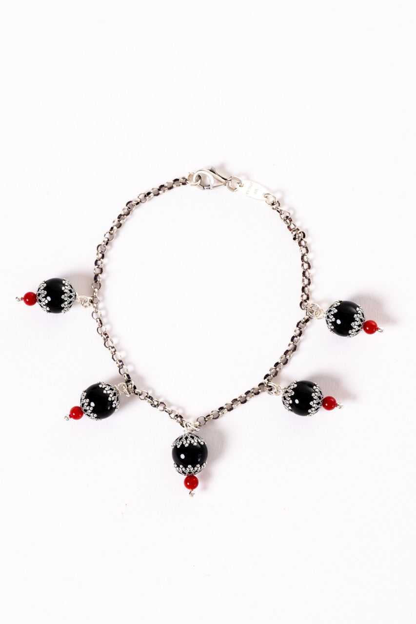 Bracciale Con Cocco e Corallo HOROS