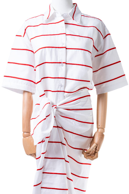 Tate stripe shirt PALOMIINO