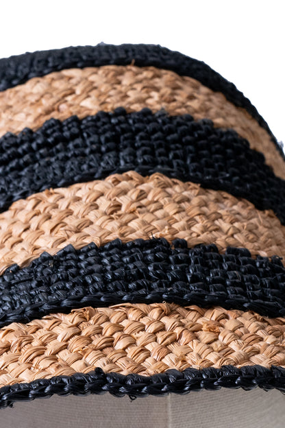 cappello in paglia a righe MADE FOR A WOMAN