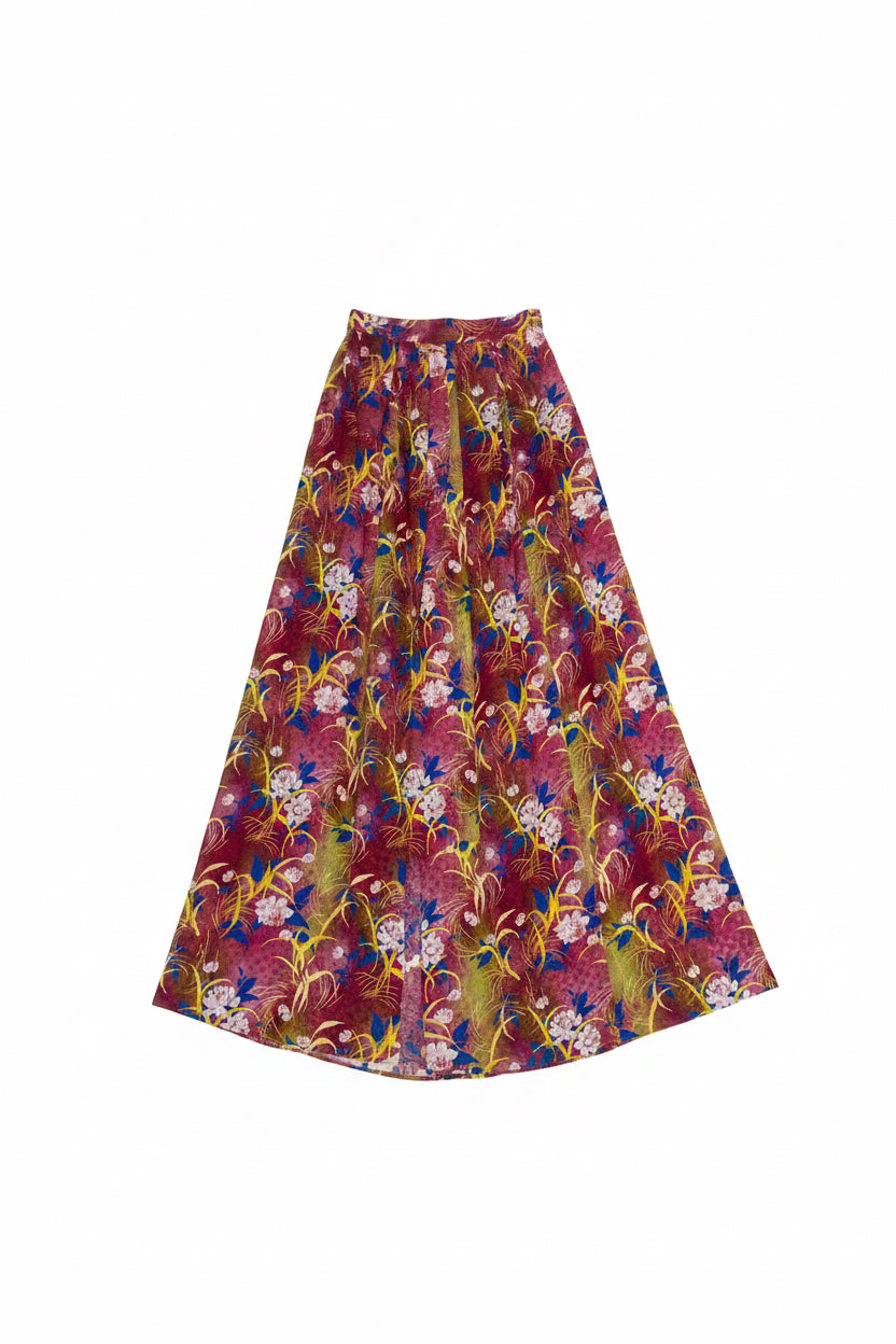 Madeleine skirt flowers Vernisse