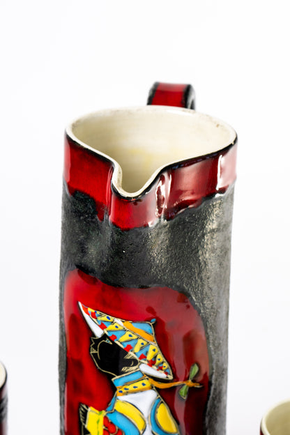 Set brocca e bicchieri orientali Teresa Cercava