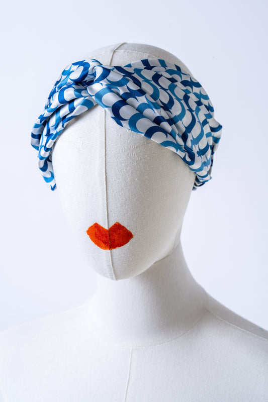 Headband in seta Caraluna