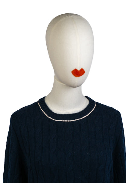 Maglioni cashmere ricamati CARALUNA