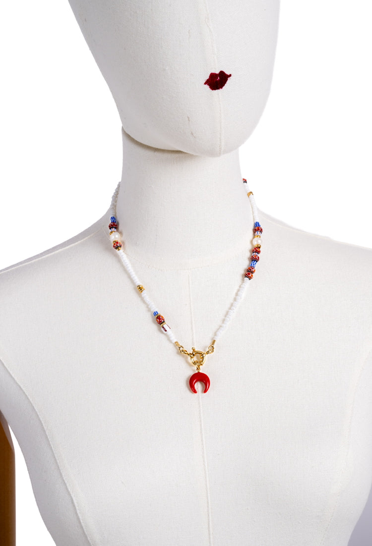 Collana con ciondolo mezzaluna VERO VERONICA