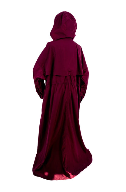 Trench Bordeaux Marina Rinaldi by Teresa Maccapani