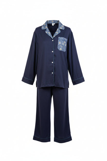Pyjama flanella blu