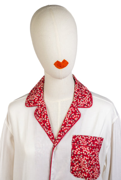 Pyjama flanella rosso MANIN