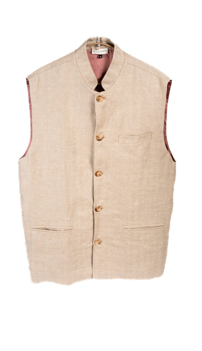 Ottaviano linen vest man LE TRE SARTE