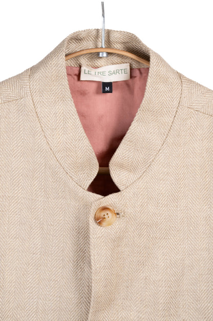 Ottaviano linen vest man LE TRE SARTE