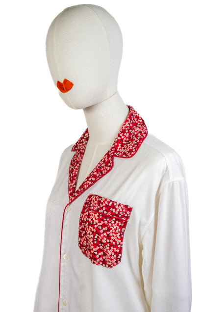 Pyjama flanella rosso MANIN